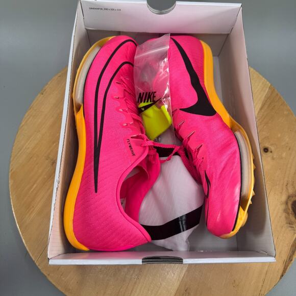 Nike Air Zoom Maxfly Men's Size 14 Pink Sprint Track Spikes Flyweave DH5359-600 - Picture 8 of 9